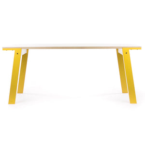rform Flat Table Medium kanarie geel