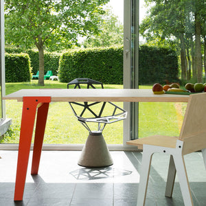 rform grote duurzaam design berken multiplex tafel