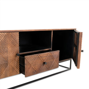 TV meubel mangohou opslagruimte