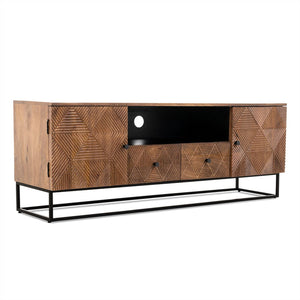 Tv meubel midcentury industrieel