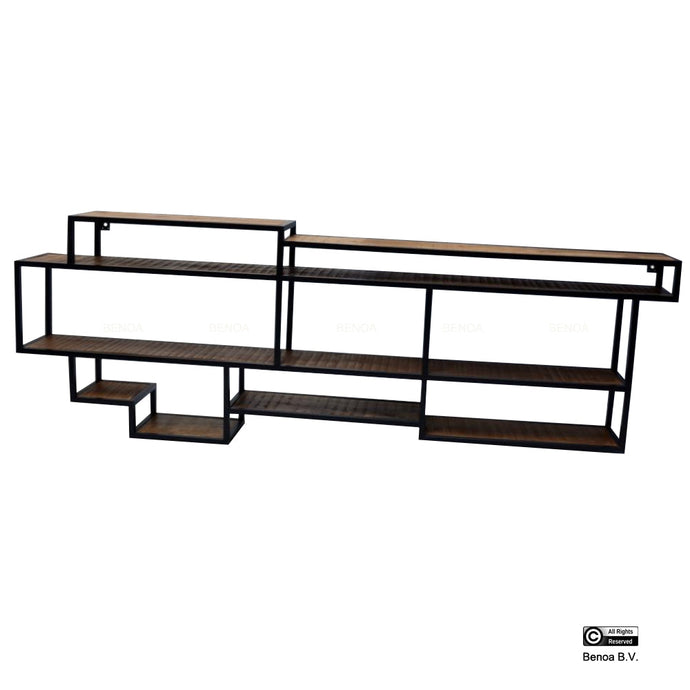 Wandrek Rechthoek Metaal 200cm