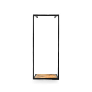 Extra hoog wandrek met mango hout