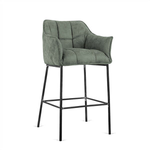 Comfortabel barkruk groen