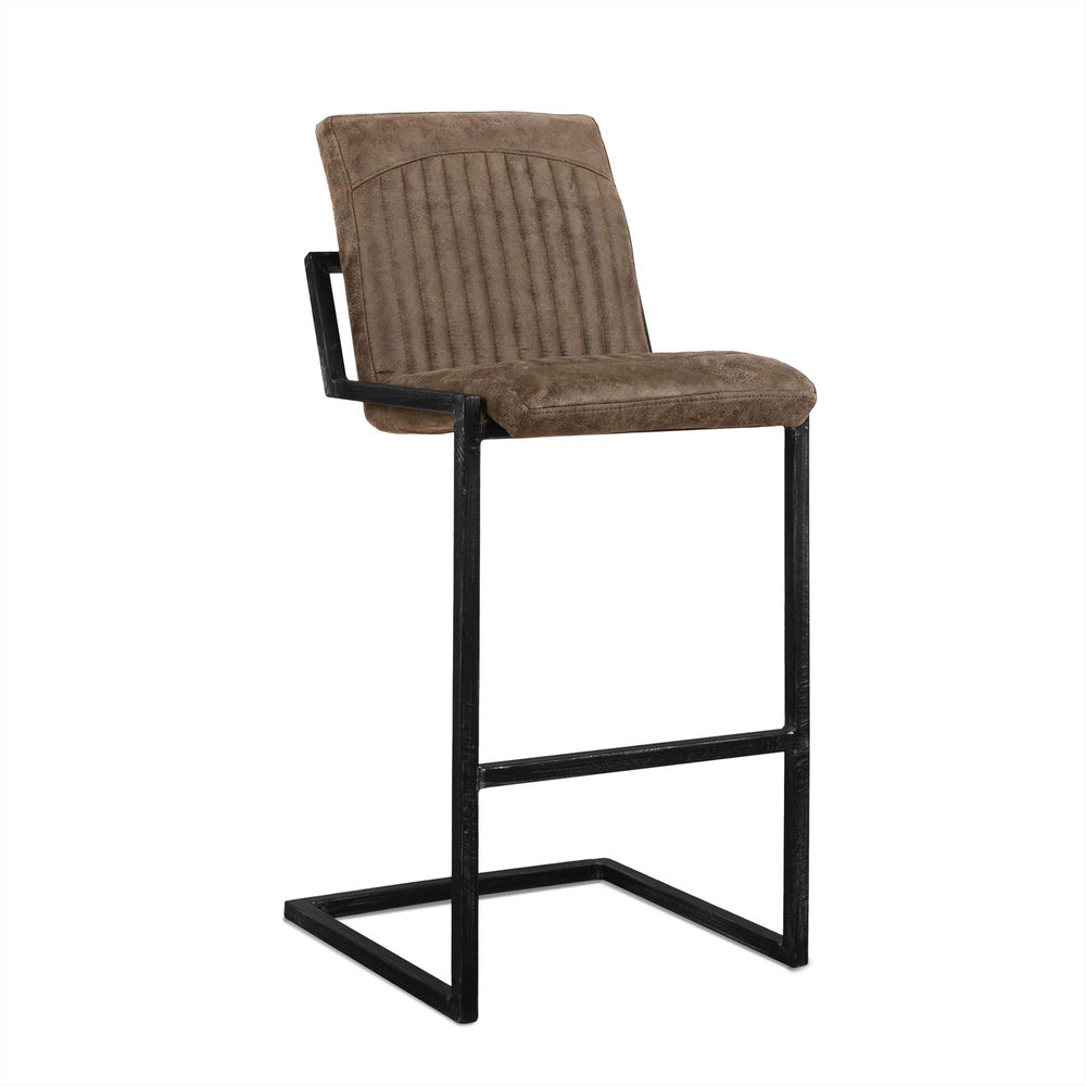 Barstoel  met cognac kleur