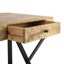 Afbeelding in Gallery-weergave laden, Bureau met stalen onderstel