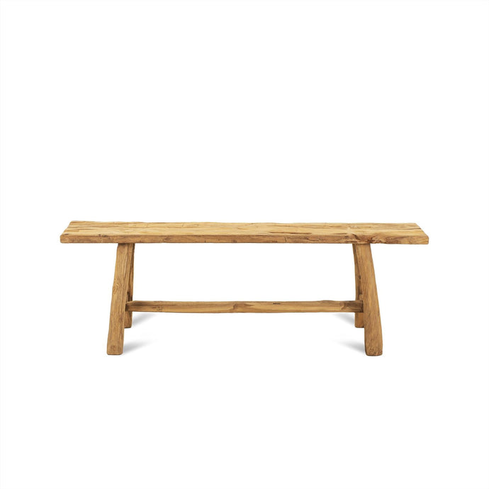 Teak houten bankje