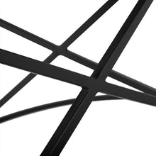 Afbeelding in Gallery-weergave laden, detail foto zwart metalen onderstel