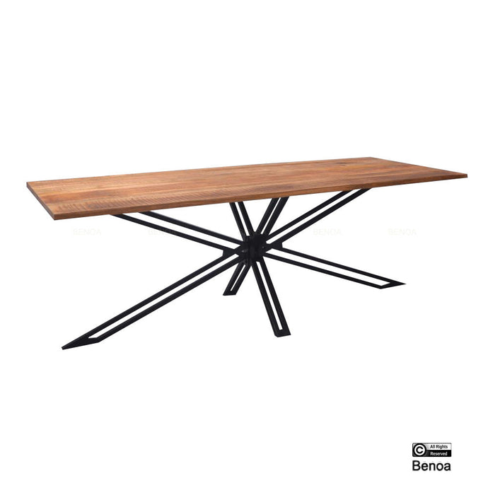 Eettafel met rechthoekig blad!