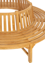 Afbeelding in Gallery-weergave laden, Tuinbank Rond teak
