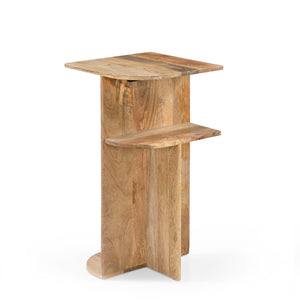 Bijzet tafel Japandi design mango hout naturel kleur