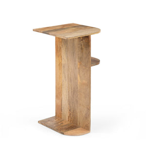 Bijzet tafel Japandi design mango hout naturel kleur