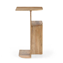 Afbeelding in Gallery-weergave laden, Bijzet tafel Japandi design mango hout naturel kleur