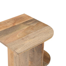 Afbeelding in Gallery-weergave laden, Bijzet tafel Japandi design mango hout naturel kleur