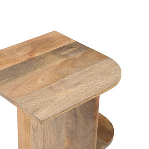 Bijzet tafel Japandi design mango hout naturel kleur