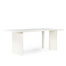 Afbeelding in Gallery-weergave laden, Eettafel mango hout off white met verstelbare pootpositie 220cm