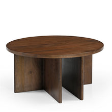 Afbeelding in Gallery-weergave laden, salontafel van mangohout brown kleur 80 cm