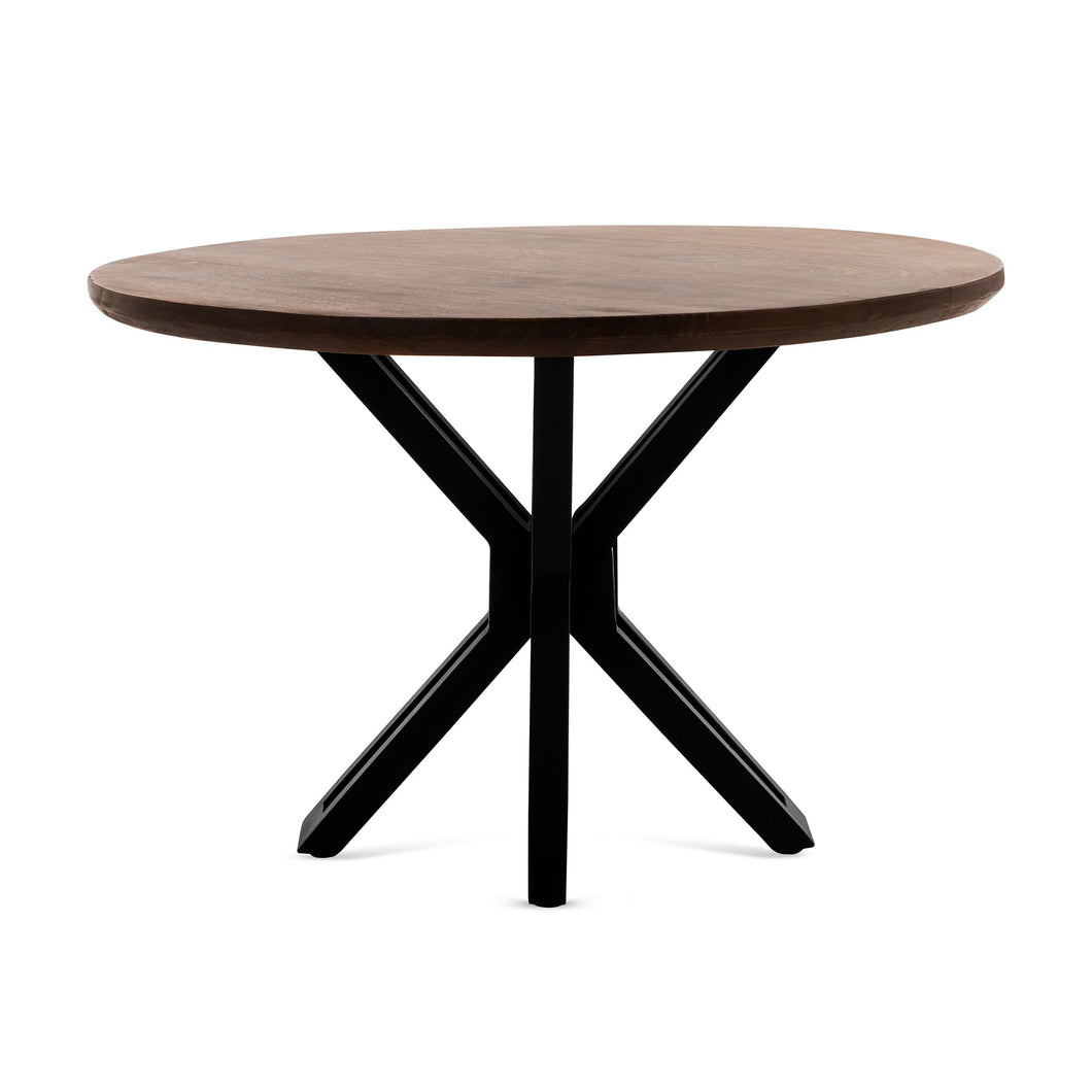 Ronde salontafel massief mangohout