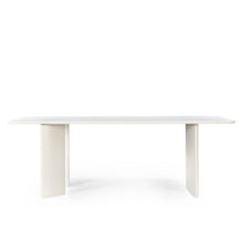 Afbeelding in Gallery-weergave laden, Eettafel mango hout off white met verstelbare pootpositie 220cm