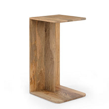 Afbeelding in Gallery-weergave laden, Bijzet tafel Japandi design mango hout naturel kleur