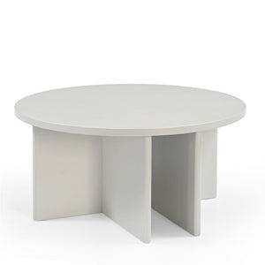 Off white bijzettafel 80cm