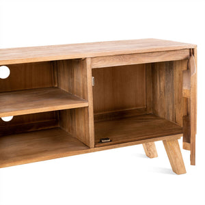 Hard houten tv meubel lade en deurtje