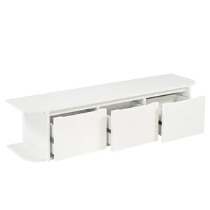 TV kast Jade zwevend Off-white 160