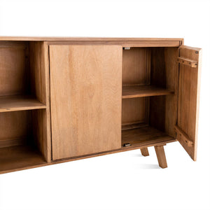 Dressoir jaren 70 stijl detail foto