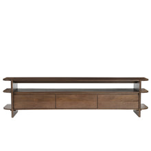 Afbeelding in Gallery-weergave laden, TV kast Jade wit bruin of naturel 150 of 200cm