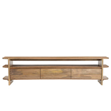 Afbeelding in Gallery-weergave laden, TV kast Jade wit bruin of naturel 150 of 200cm