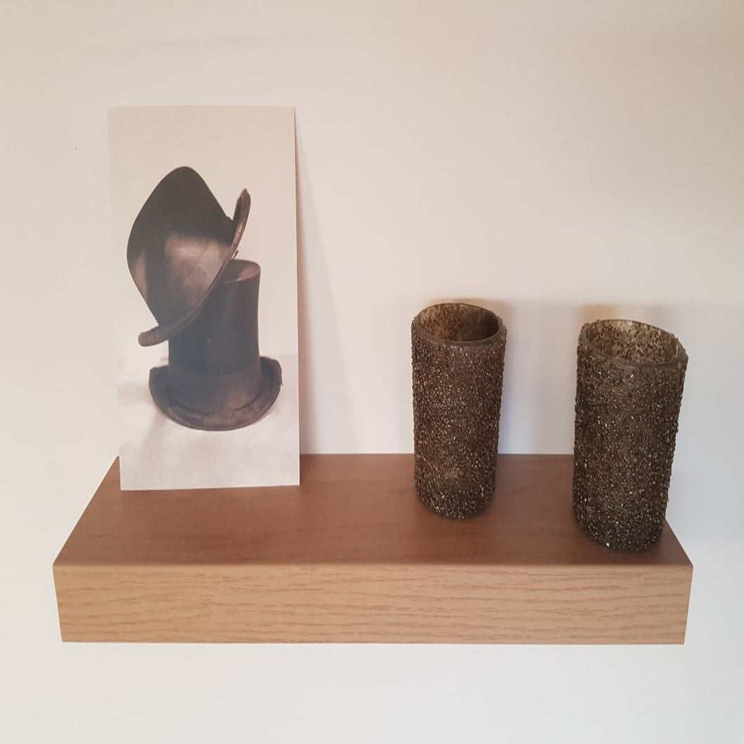 Eiken houtnerf structuur zwevende plank