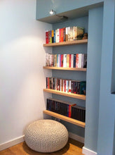 Afbeelding in Gallery-weergave laden, Boekenplanken eiken folie