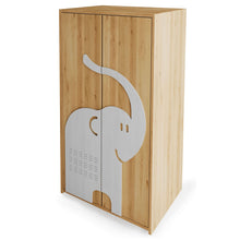 Afbeelding in Gallery-weergave laden, Animali Elephant small wardrobe white
