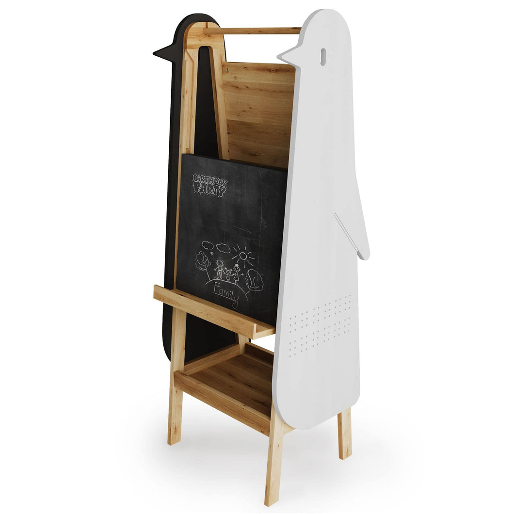 Animali Penguin Easel black - white