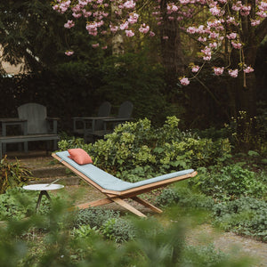 Weltevree Woodlounger en Sundial Table