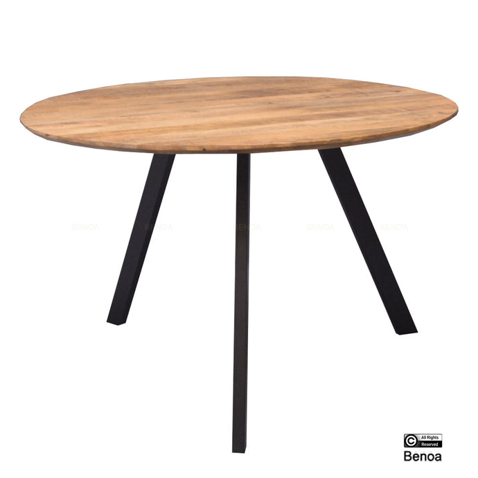 Duurzame Tafel Eindeloos (Rest Hardhout) - I am Recycled 🌳