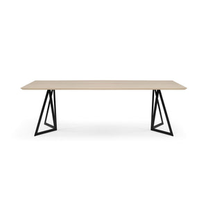 Eiken design eettafel 240x100