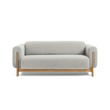Afbeelding in Gallery-weergave laden, Nel Alfa duurzame 2,5 zits sofa - naturel eiken frame - Oxford stof 0201