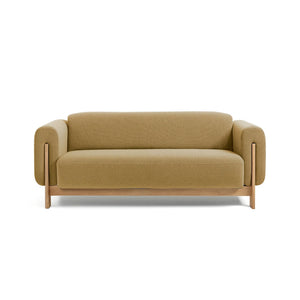 Nel Alfa duurzame 2,5 zits sofa - naturel eiken frame - Oxford stof 0205