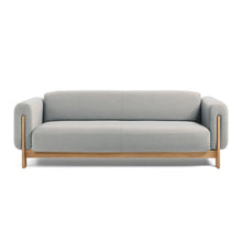 Afbeelding in Gallery-weergave laden, Nel Alfa duurzame 3 zits sofa - naturel eiken frame - Oxford stof 0201 