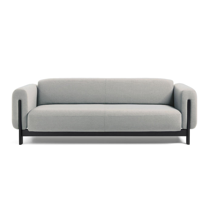 Nel Alfa duurzame 3 zits sofa - Zwart eiken frame - Oxford stof 0201 