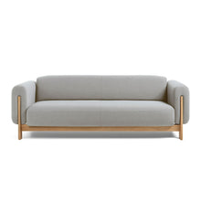 Afbeelding in Gallery-weergave laden, Nel Alfa duurzame 3 zits sofa - naturel eiken frame - Oxford stof 0204