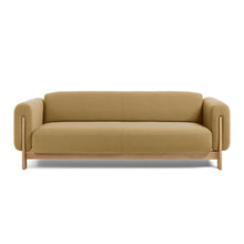 Afbeelding in Gallery-weergave laden, Nel Alfa duurzame 3 zits sofa - naturel eiken frame - Oxford stof 0205