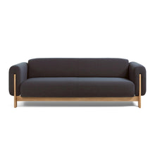 Afbeelding in Gallery-weergave laden, Nel Alfa duurzame 3 zits sofa - naturel eiken frame - Oxford stof 0206