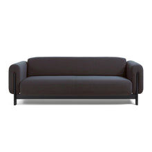 Afbeelding in Gallery-weergave laden, Nel Alfa duurzame 3 zits sofa - zwart eiken frame - Oxford stof 0206