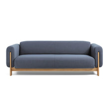 Afbeelding in Gallery-weergave laden, Nel Alfa duurzame 3 zits sofa - naturel eiken frame - Oxford stof 0210