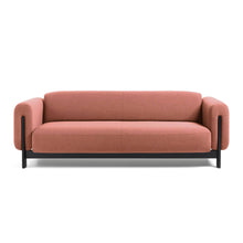 Afbeelding in Gallery-weergave laden, Nel Alfa duurzame 3 zits sofa - zwart eiken frame - Oxford stof 0217