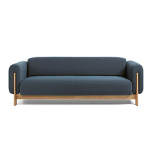 Afbeelding in Gallery-weergave laden, Nel Alfa duurzame 3 zits sofa - naturel eiken frame - Oxford stof 0219