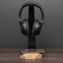Afbeelding in Gallery-weergave laden, Oakywood draadloze QI smartphone oplader en koptelefoonhouder