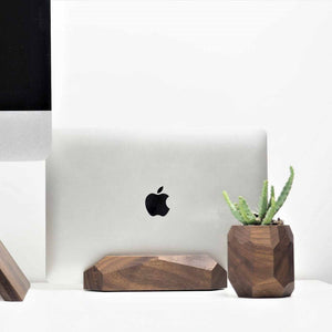 Laptop Dock walnoten hout