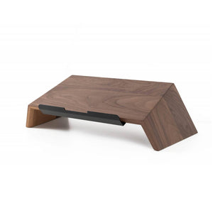 Laptopstand in duurzaam walnoot hout